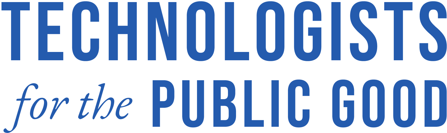 Logo of Technologists for Public Good